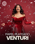 Papel Confetti Venturi | Plateado
