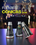 Fuente Cónica 3 mts 30 segundos