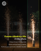 Fuentes Cilíndricas de chispa fría